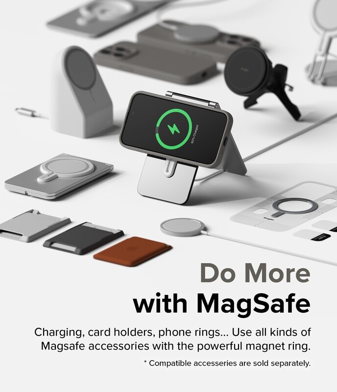SI for iPhone 15 Pro MagSafe Accessories Case - Grey