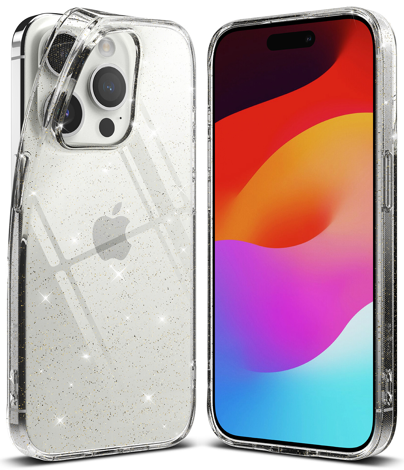 Air for iPhone 15 Pro Max Super Slim Protective Case - Glitter Clear
