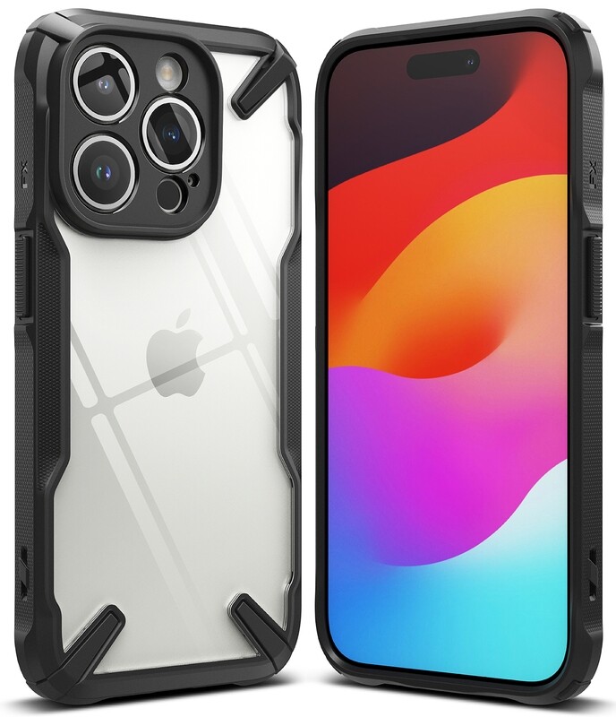 Fusion X for iPhone 15 Pro Max Military-Grade Slim Protective Case - Black