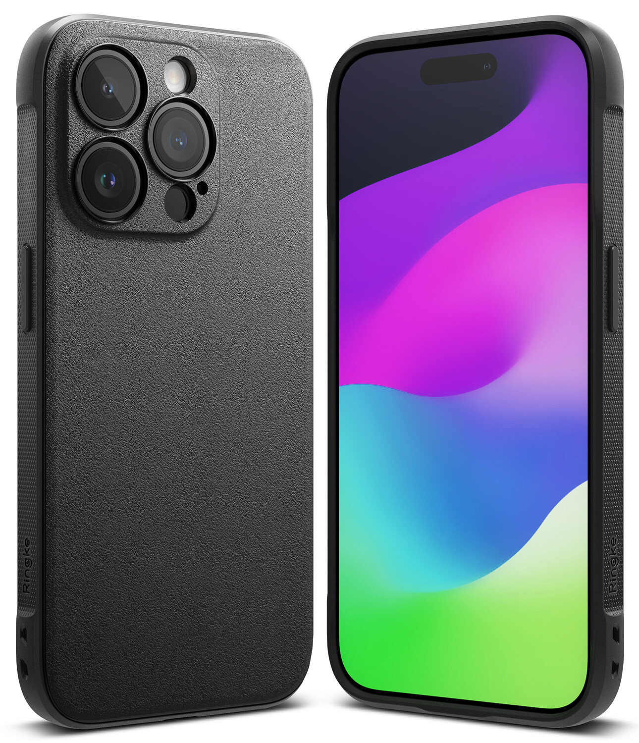 Onyx for iPhone 15 Pro Military-Grade Slim Protective Case - Black