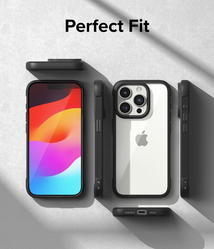 Fusion for iPhone 15 Pro Military-Grade Slim Protective Case - Bold Black