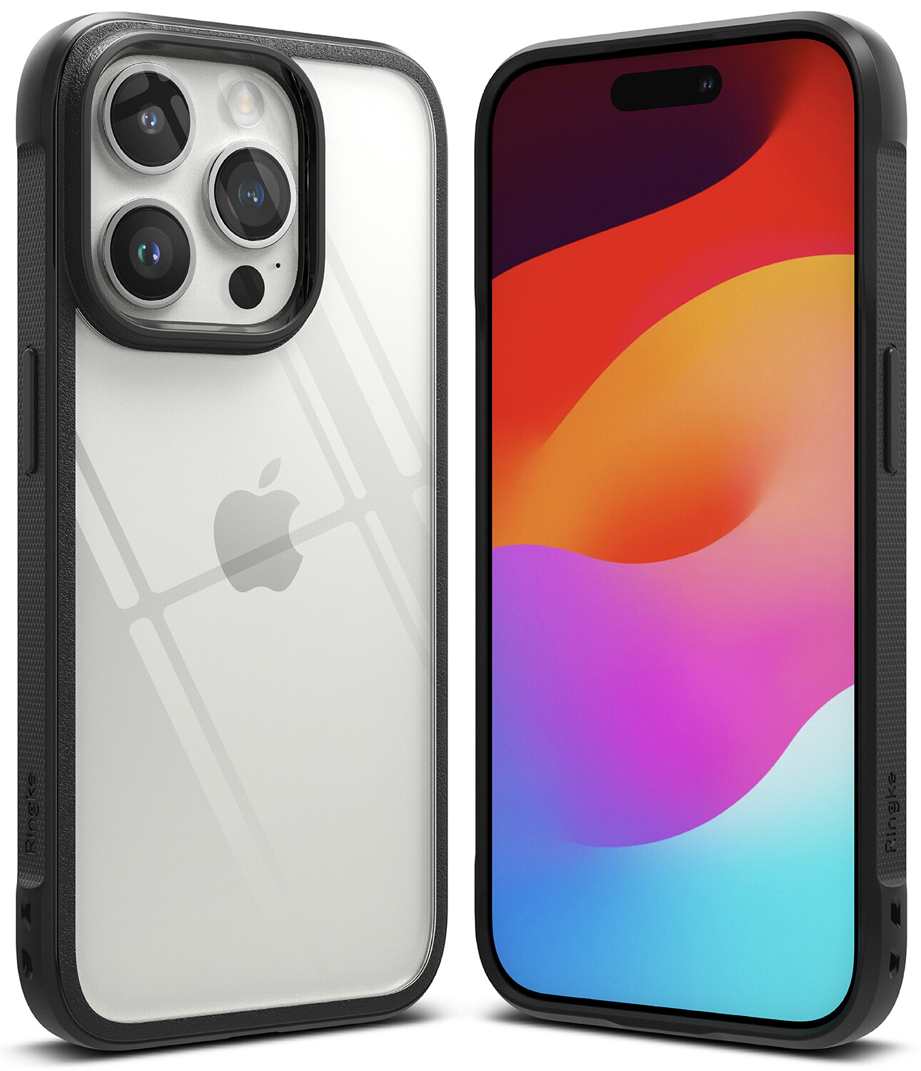Fusion for iPhone 15 Pro Military-Grade Slim Protective Case - Bold Black