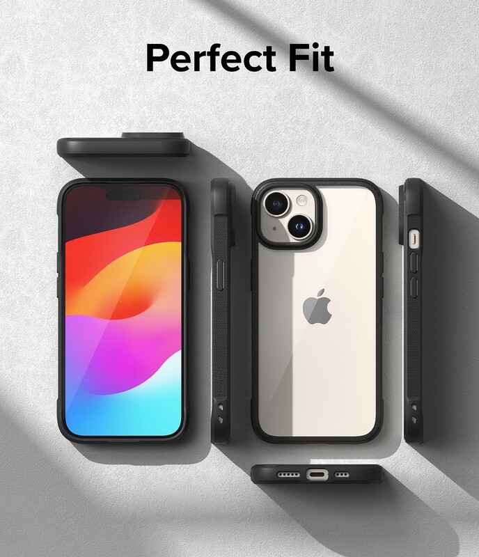 Fusion for iPhone 15 Military-Grade Slim Protective Case - Bold Black