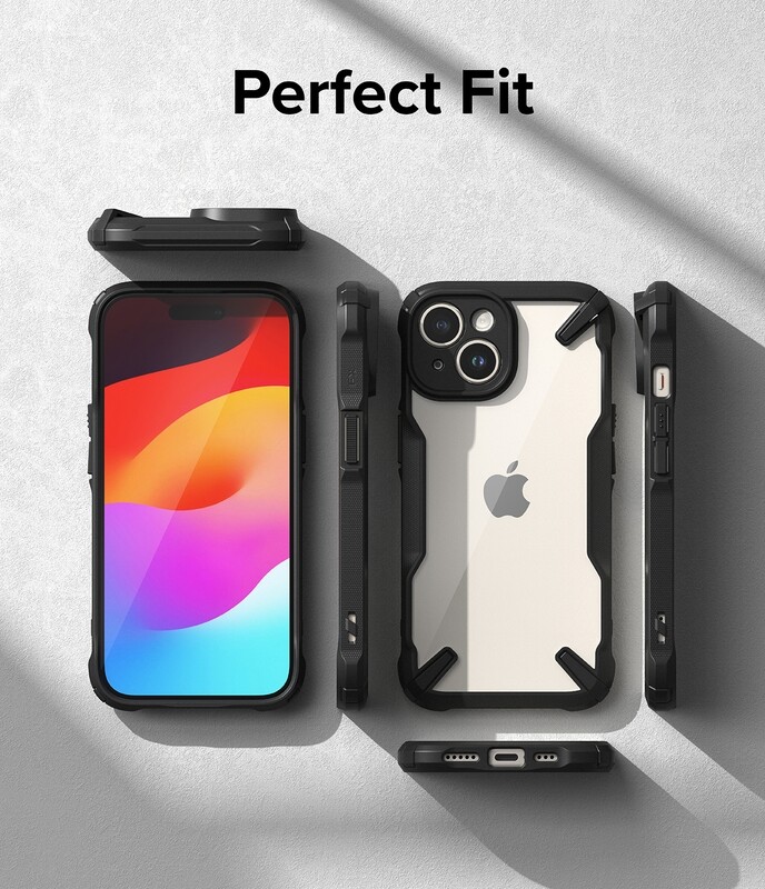 Fusion X for iPhone 15 Military-Grade Slim Protective Case - Black