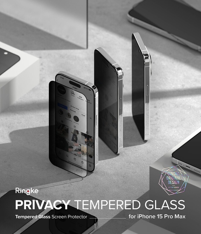 Privacy Premium Tempered Glass Screen Protector for iPhone 15 Pro Max