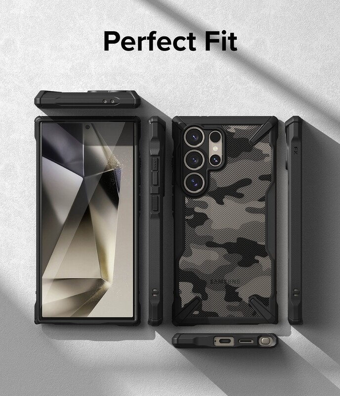 Fusion X for Galaxy S24 Ultra Military-Grade Slim Protective Case - Camo Black