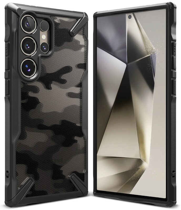 Fusion X for Galaxy S24 Ultra Military-Grade Slim Protective Case - Camo Black