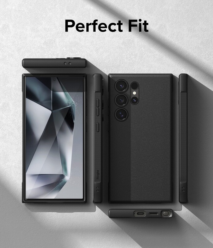 Onyx for Galaxy S24 Ultra Military-Grade Slim Protective Case - Black