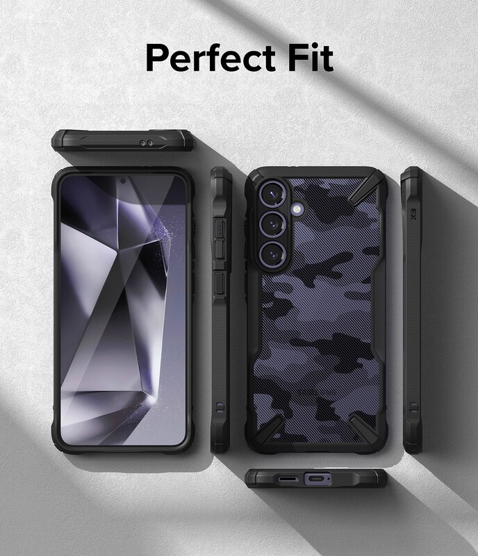 Fusion X for Galaxy S24 Plus Military-Grade Slim Protective Case - Camo Black