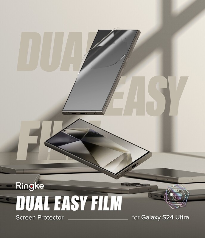 Dual Easy Film (2 Pack) Premium Screen Protector for Galaxy S24 Ultra