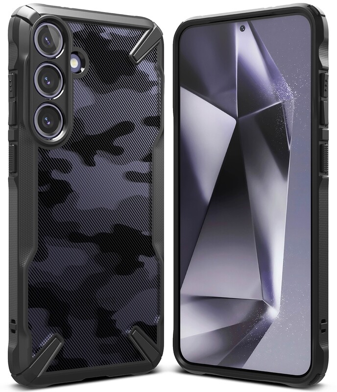 Fusion X for Galaxy S24 Military-Grade Slim Protective Case - Camo Black
