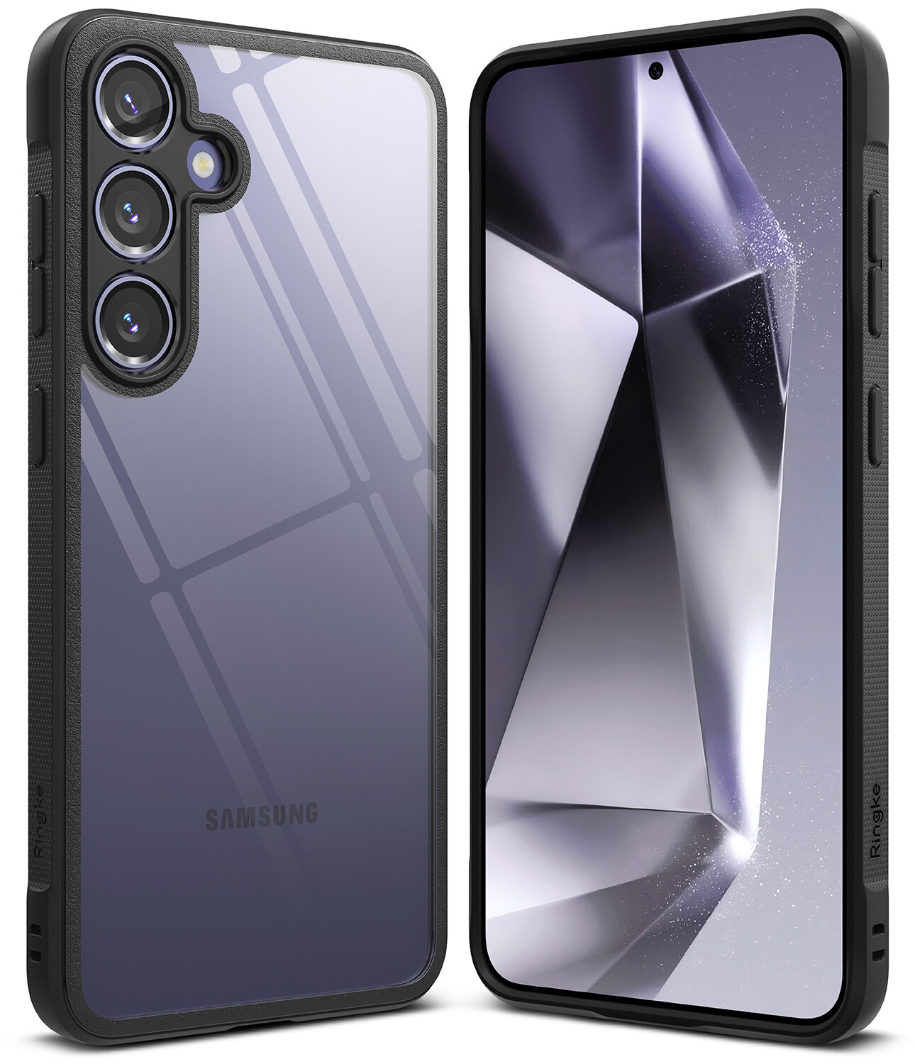 Fusion for Galaxy S24 Military-Grade Slim Protective Case - Bold Black
