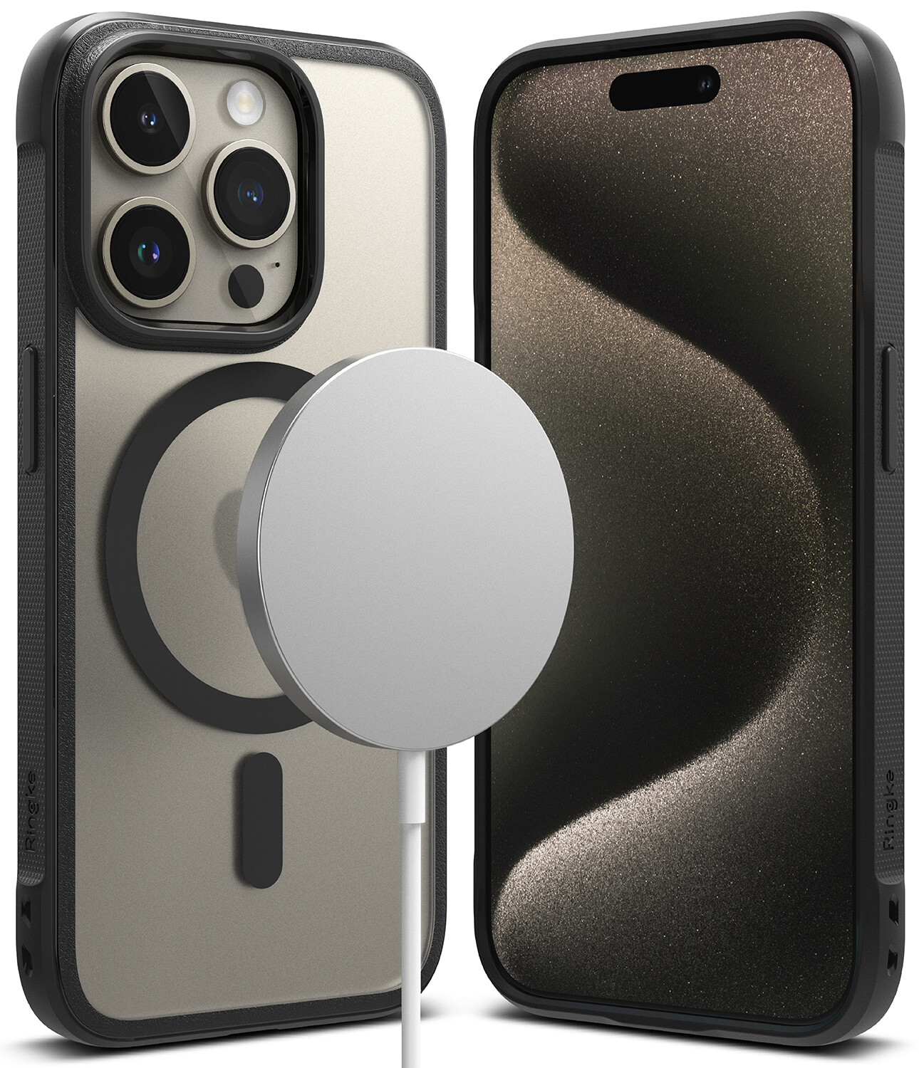 Fusion for iPhone 15 Pro MagSafe Accessories Case – Bold Black