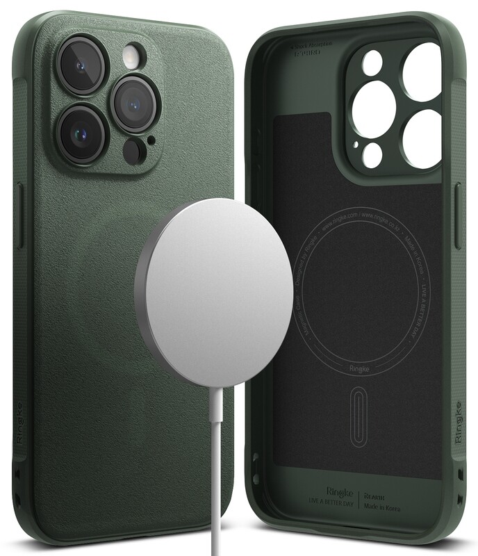 Onyx for iPhone 15 Pro Max MagSafe Accessories Case – Dark Green
