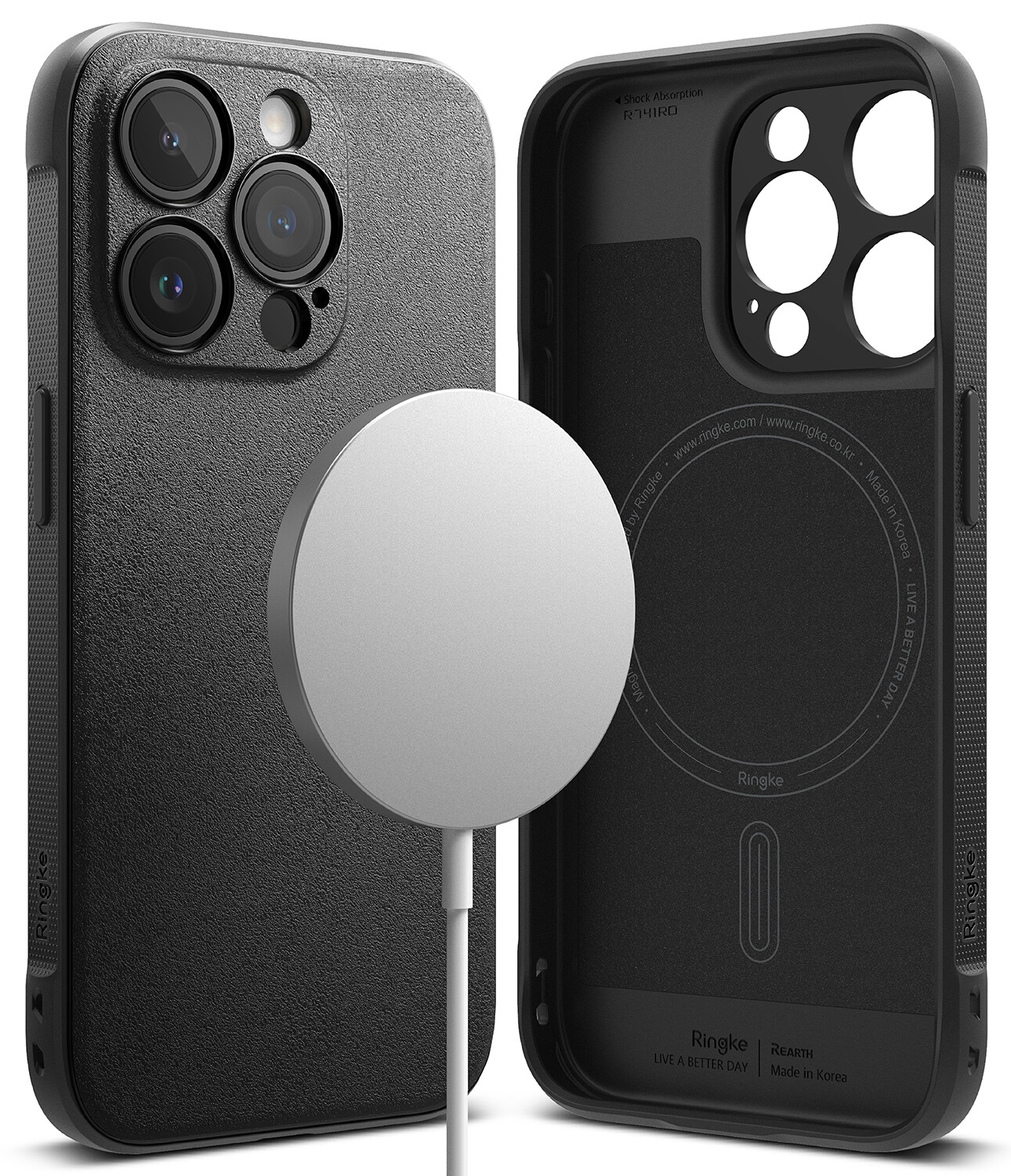 Onyx for iPhone 15 Pro MagSafe Accessories Case – Black