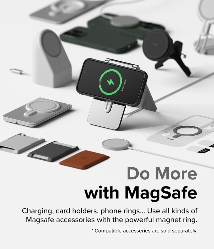 Onyx for iPhone 15 Pro MagSafe Accessories Case – Dark Green