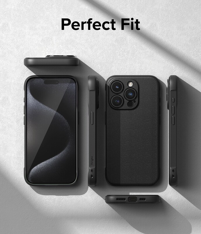 Onyx for iPhone 15 Pro Max Military-Grade Slim Protective Case - Black