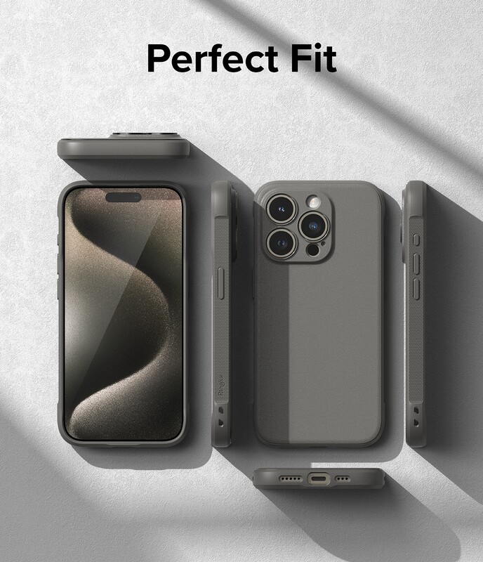 Onyx for iPhone 15 Pro Military-Grade Slim Protective Case - Grey