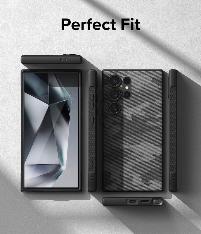 Onyx for Galaxy S24 Ultra Military-Grade Slim Protective Case - Camo Black