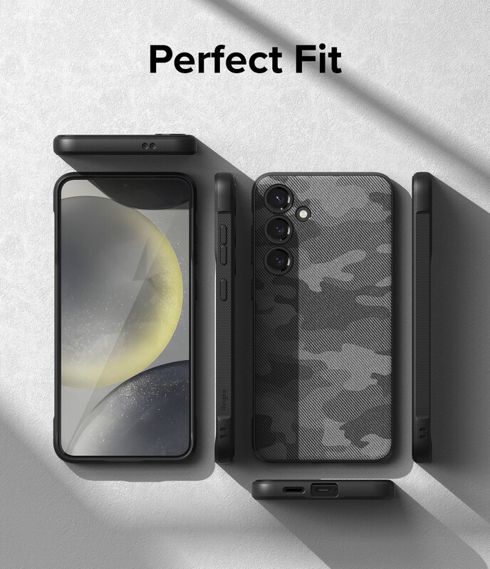 Onyx for Galaxy S24 Plus Military-Grade Slim Protective Case - Camo Black