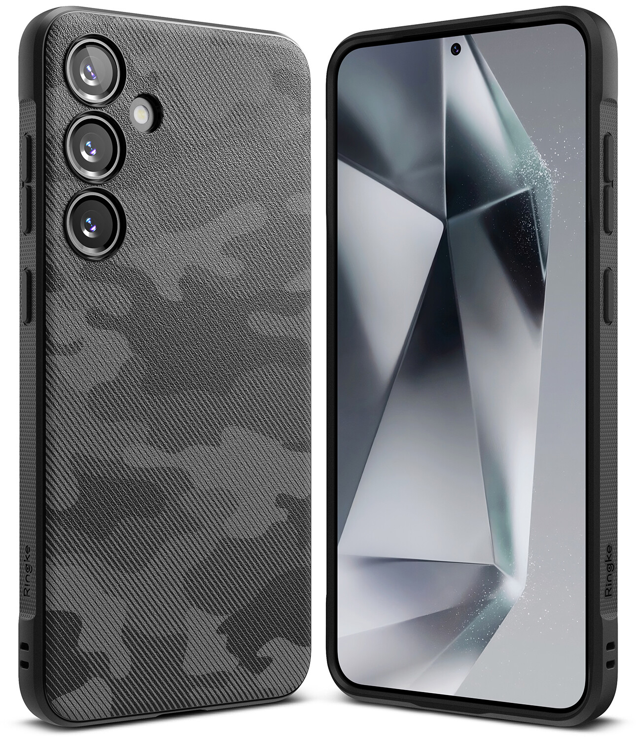 Onyx for Galaxy S24 Military-Grade Slim Protective Case - Camo Black