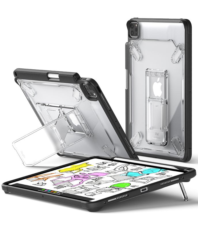 Fusion Sketch Stand case for iPad Pro 11 inch (1st, 2nd, 3rd, 4th Generation) - Black