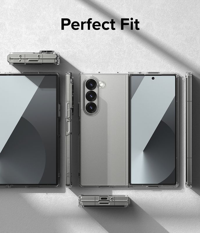 Fusion for Galaxy Z Fold6 Military-Grade Slim Protective Case - Clear