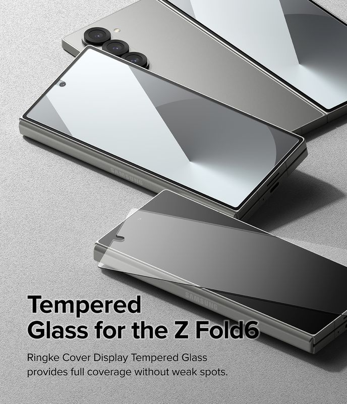 Premium Tempered Glass (2 Pack) Cover Display Screen Protector for Galaxy Z Fold6