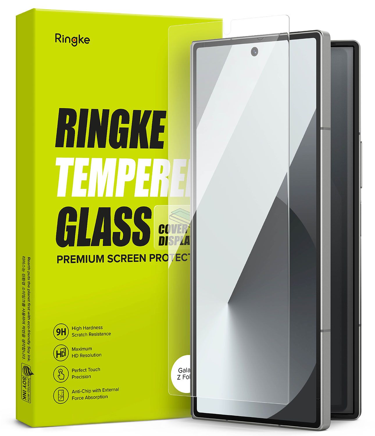 Premium Tempered Glass (2 Pack) Cover Display Screen Protector for Galaxy Z Fold6