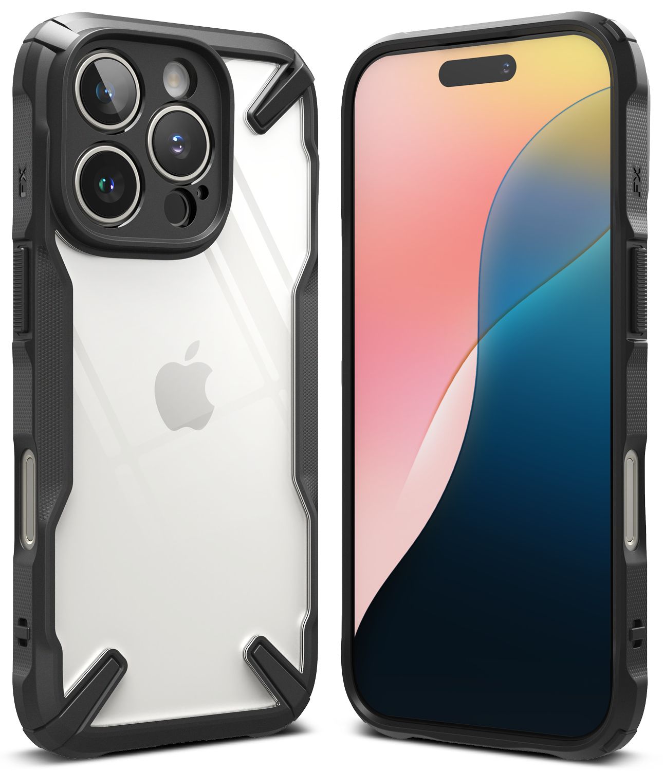 Fusion X for iPhone 16 Pro Max Military-Grade Slim Protective Case - Black