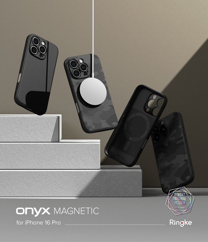 Onyx for iPhone 16 Pro MagSafe Accessories Case – Black