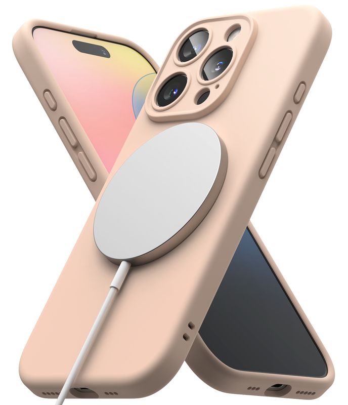 SI for iPhone 16 Pro MagSafe Accessories Case - Pink Sand