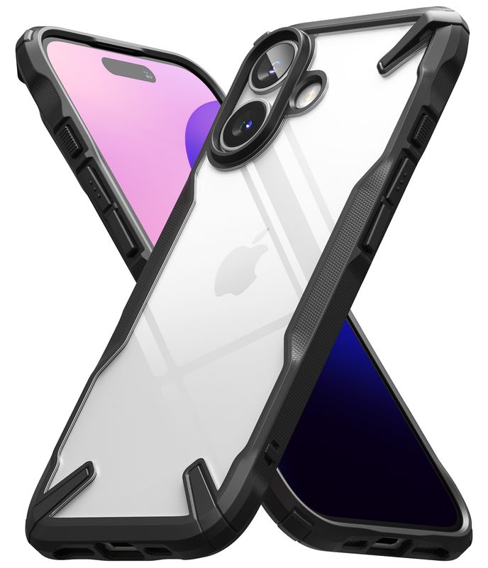 Fusion X for iPhone 16 Plus Military-Grade Slim Protective Case - Black