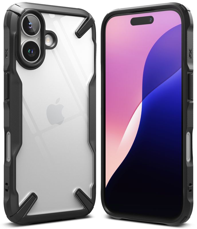 Fusion X for iPhone 16 Plus Military-Grade Slim Protective Case - Black
