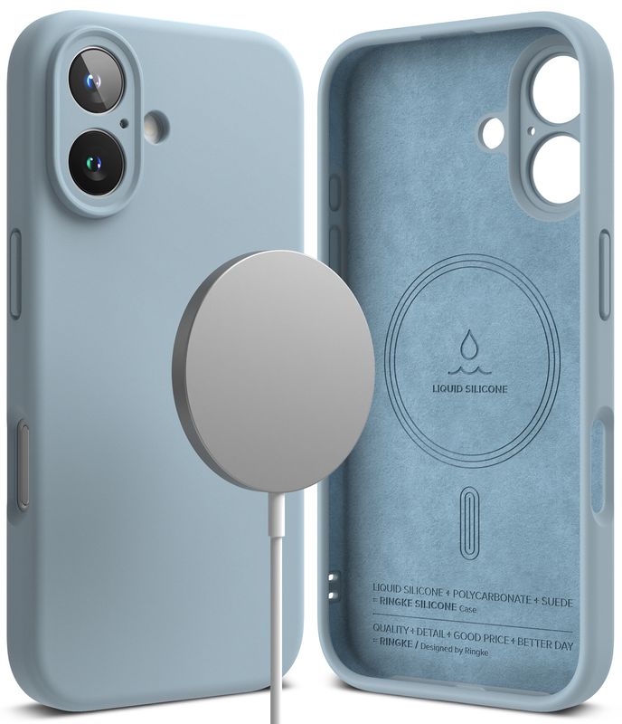 SI for iPhone 16 Plus MagSafe Accessories Case - Blue