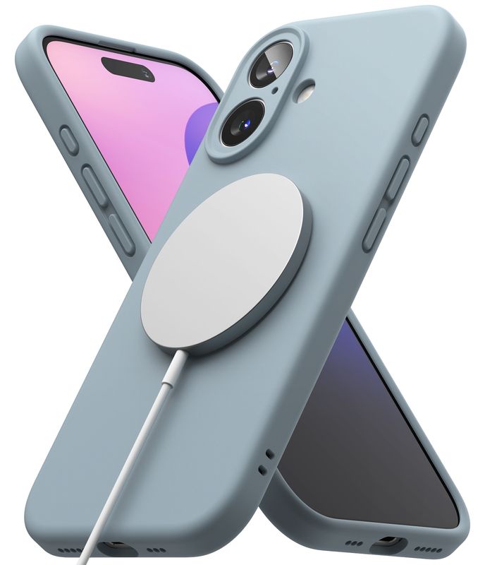 SI for iPhone 16 Plus MagSafe Accessories Case - Blue