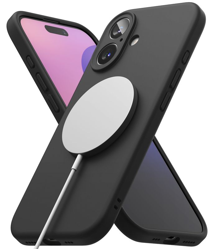 SI for iPhone 16 Plus MagSafe Accessories Case - Black