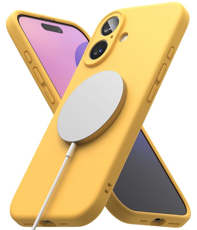 SI for iPhone 16 Plus MagSafe Accessories Case - Yellow