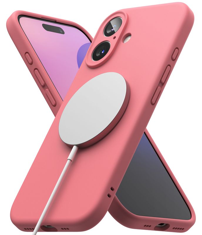 SI for iPhone 16 Plus MagSafe Accessories Case - Pink
