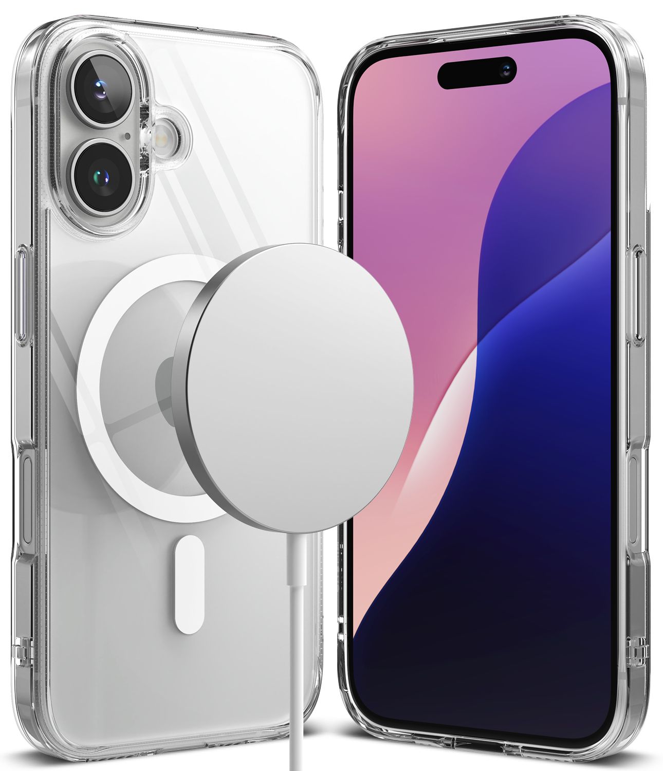 Fusion for iPhone 16 MagSafe Accessories Case – Clear