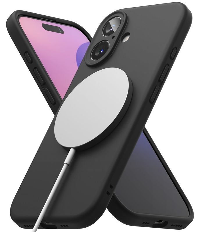 SI for iPhone 16 MagSafe Accessories Case - Black