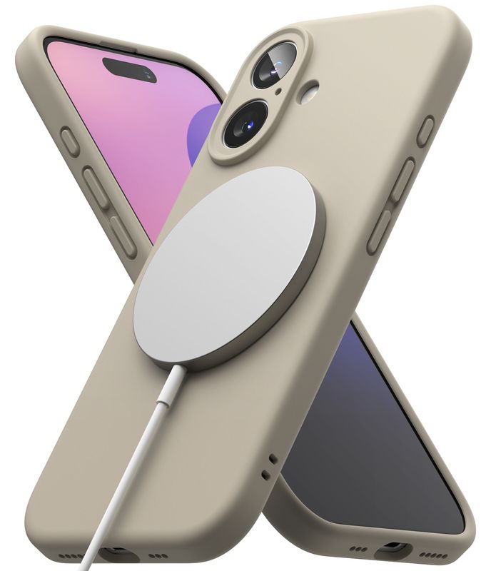 SI for iPhone 16 MagSafe Accessories Case - Stone