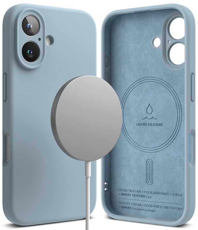 SI for iPhone 16 MagSafe Accessories Case - Blue