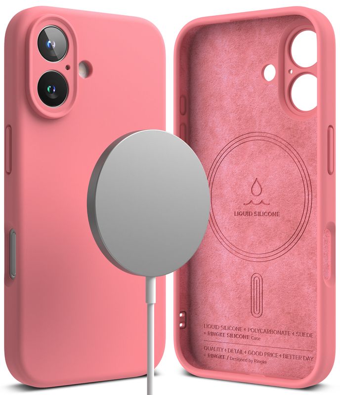 SI for iPhone 16 MagSafe Accessories Case - Pink