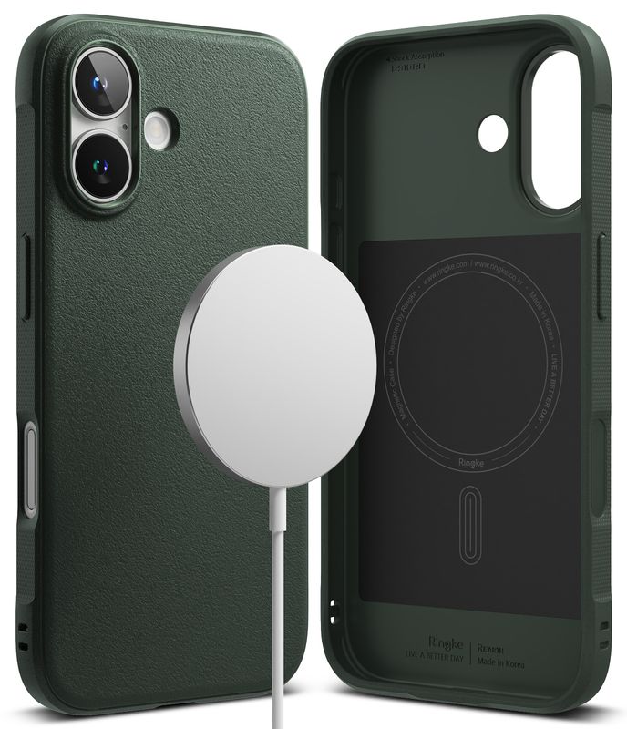 Onyx for iPhone 16 Plus MagSafe Accessories Case – Dark Green