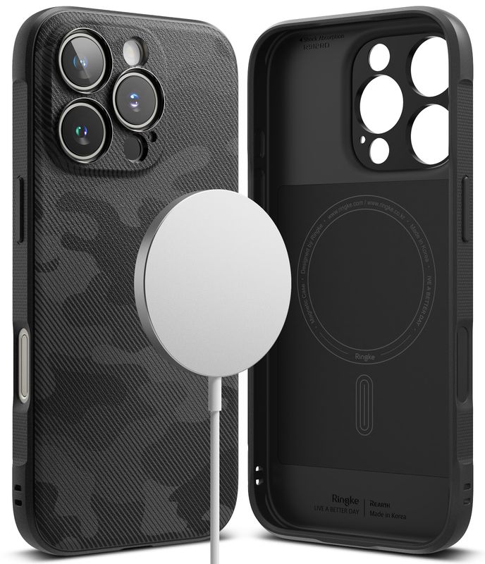 Onyx for iPhone 16 Pro Max MagSafe Accessories Case – Camo Black