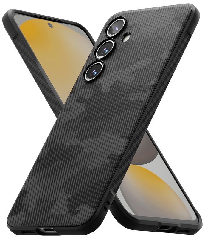 Onyx for Galaxy S24 FE Military-Grade Slim Protective Case - Camo Black