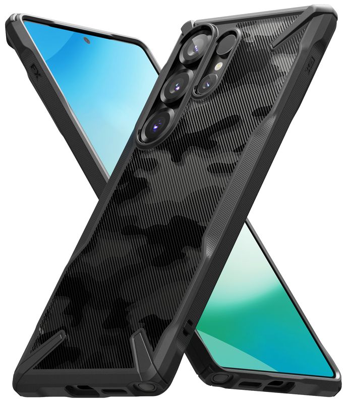 Fusion X for Galaxy S25 Ultra Military-Grade Slim Protective Case - Camo Black