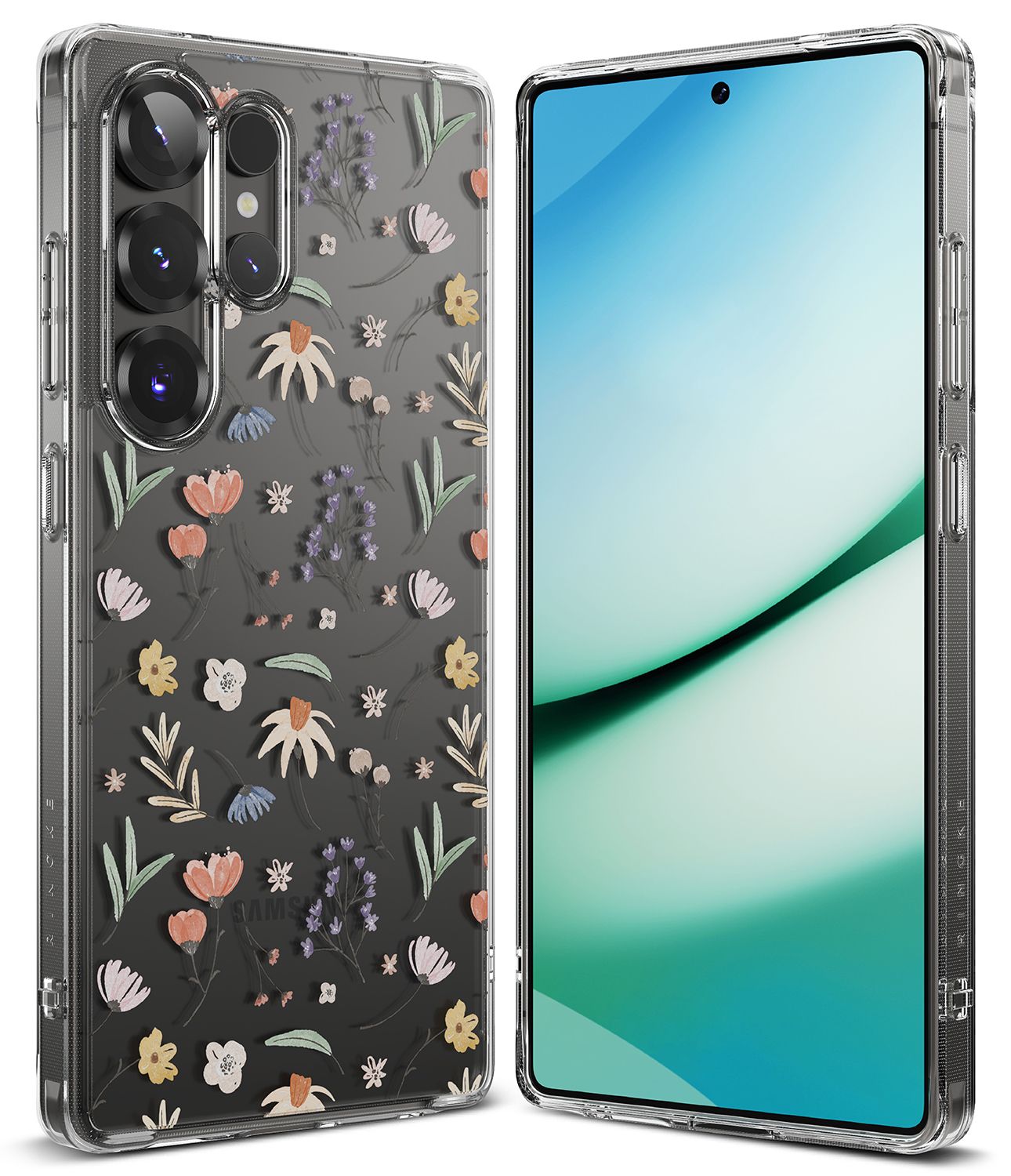 Fusion Design for Galaxy S25 Ultra Military-Grade Slim Protective Case - Dry Flowers
