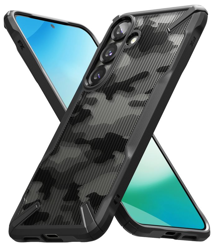 Fusion X for Galaxy S25 Plus Military-Grade Slim Protective Case - Camo Black